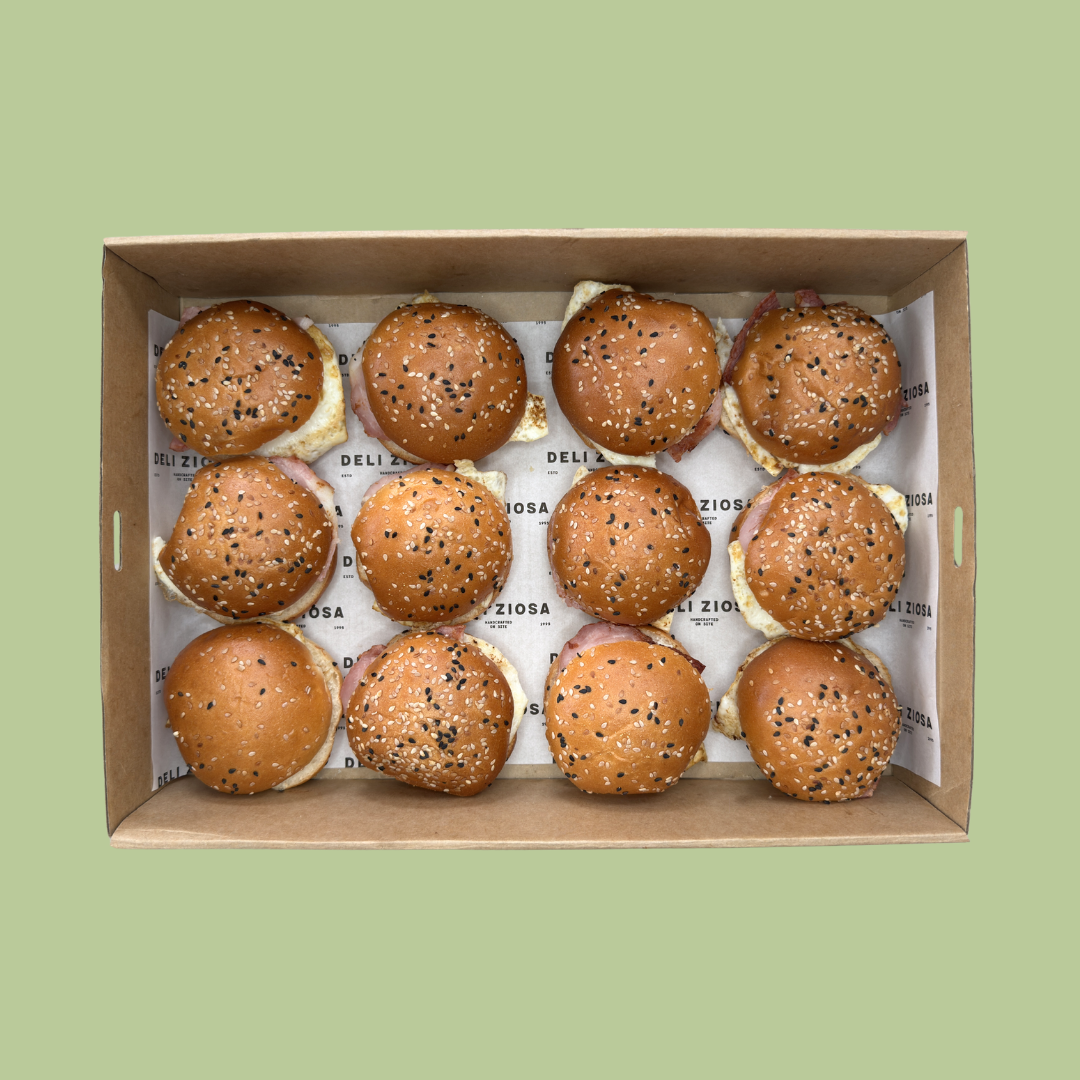 Bacon & Egg Sliders