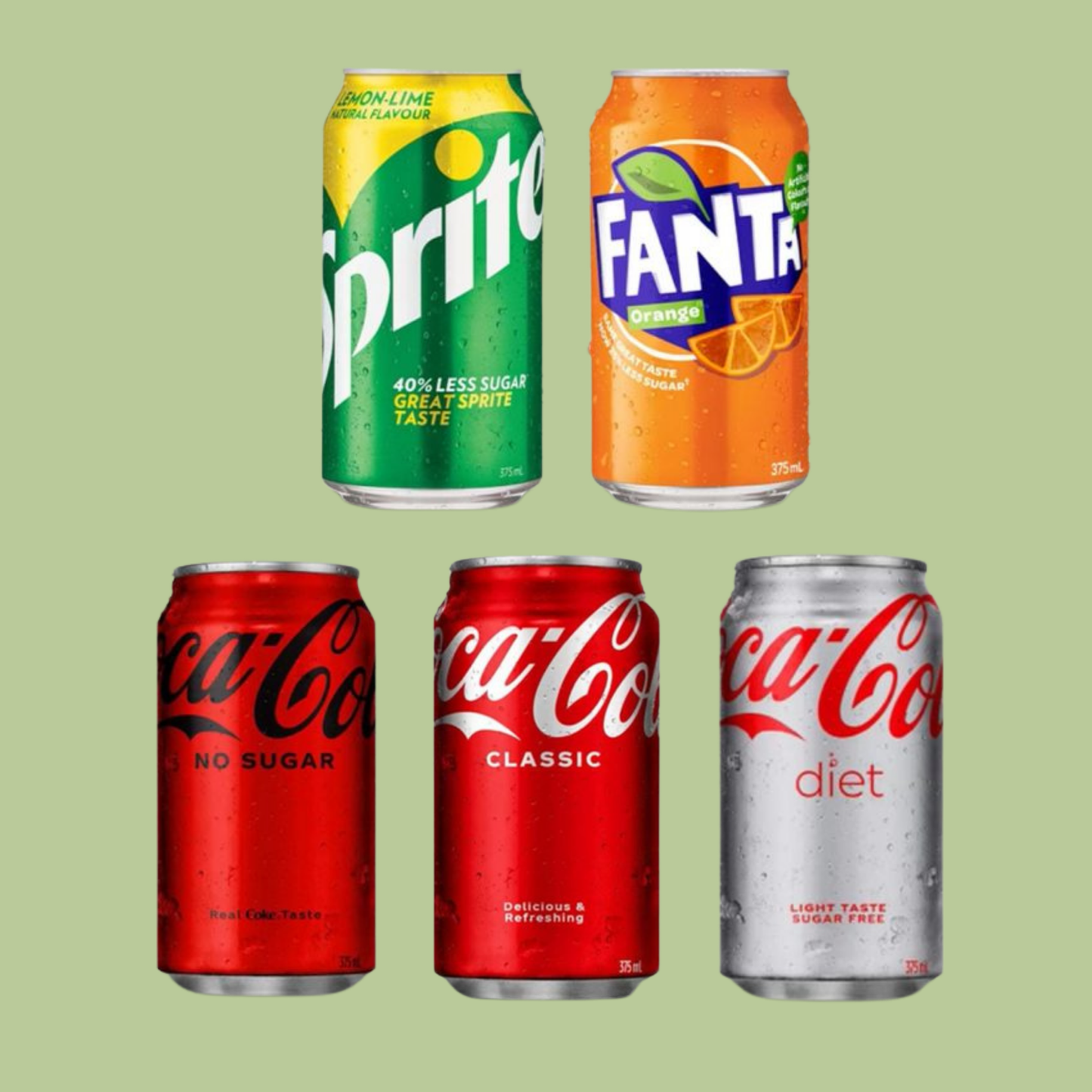 Coca-Cole 375ml Can Variety
