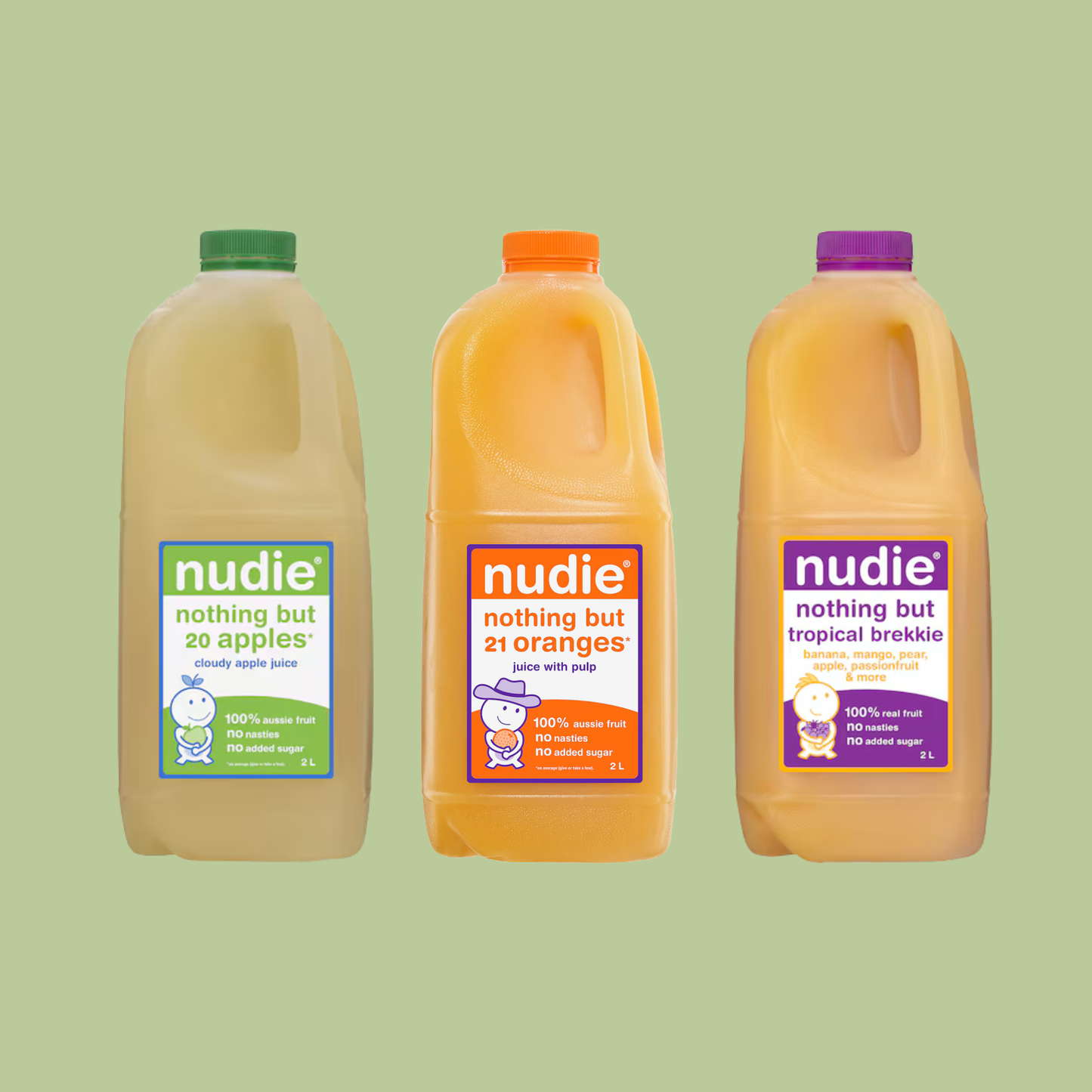 Nudie 2L Juice Variety