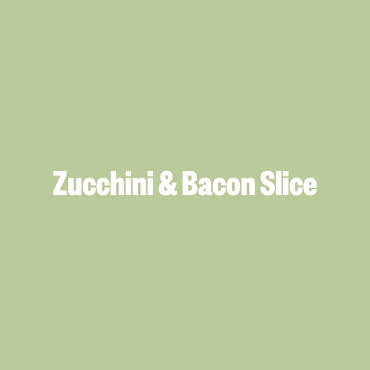 Zucchini & Bacon Slice