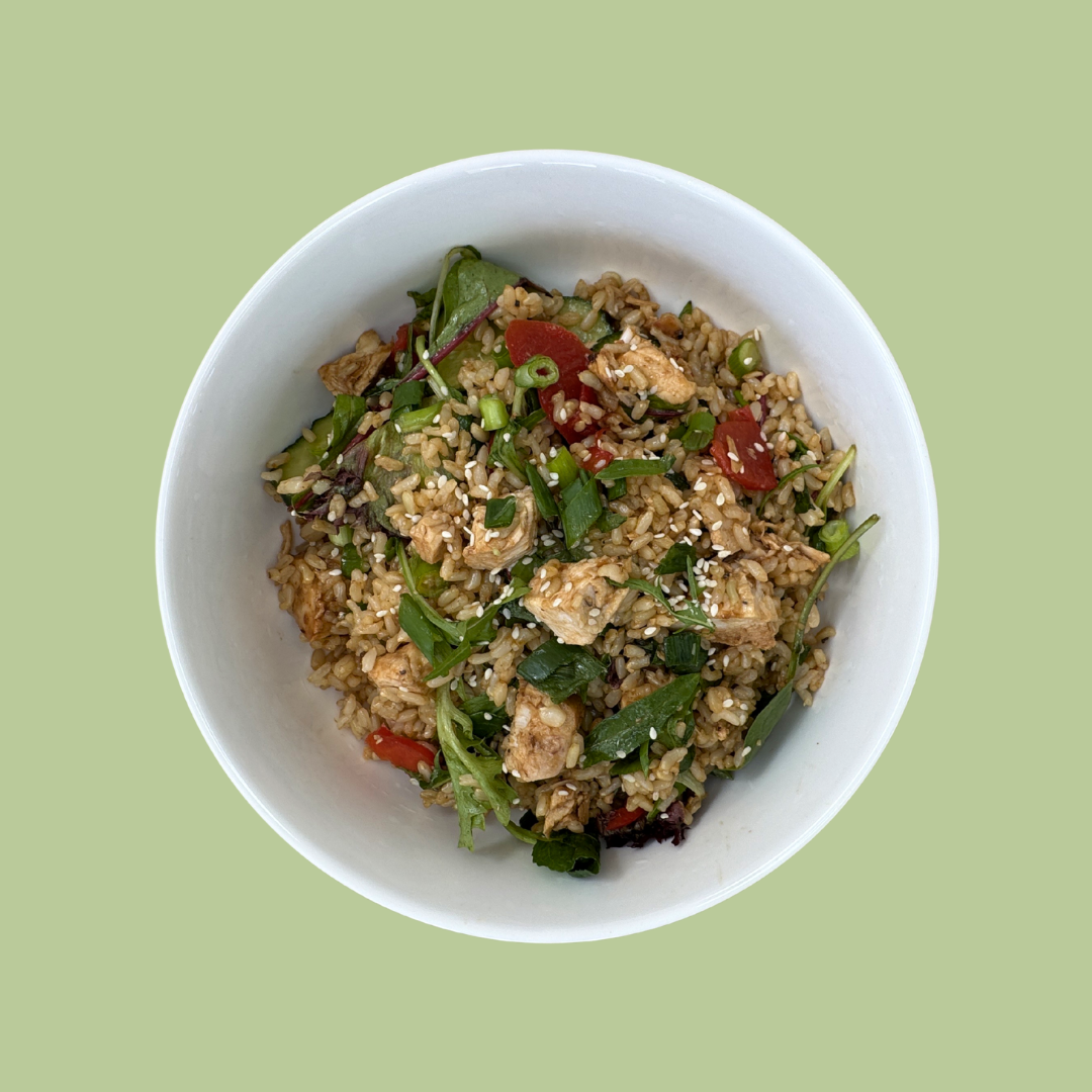 Teriyaki Chicken Brown Rice Salad