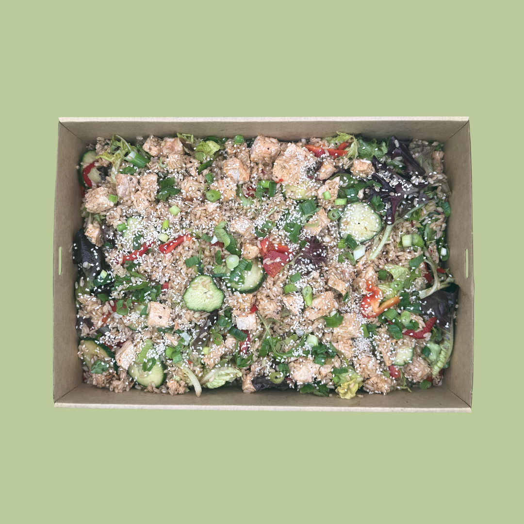 Teriyaki Chicken Brown Rice Salad