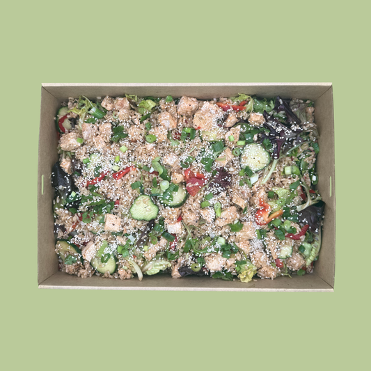 Teriyaki Chicken Brown Rice Salad