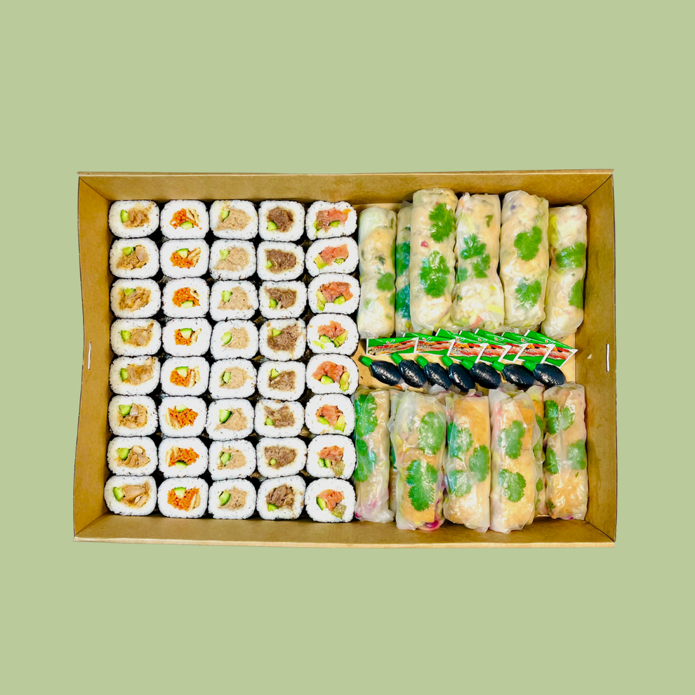 Sushi & Rice Paper Roll Large Box – Deli Ziosa